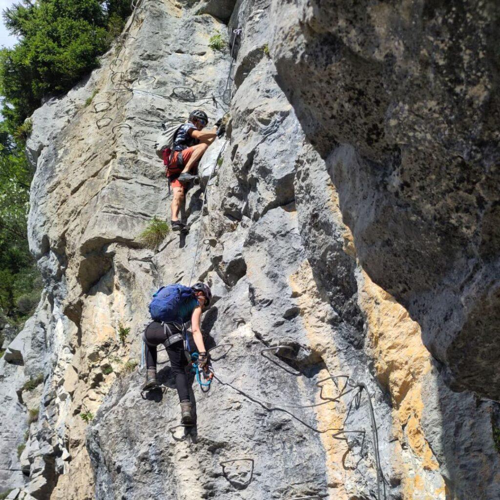 via ferrata en Haute-savoie Samoens