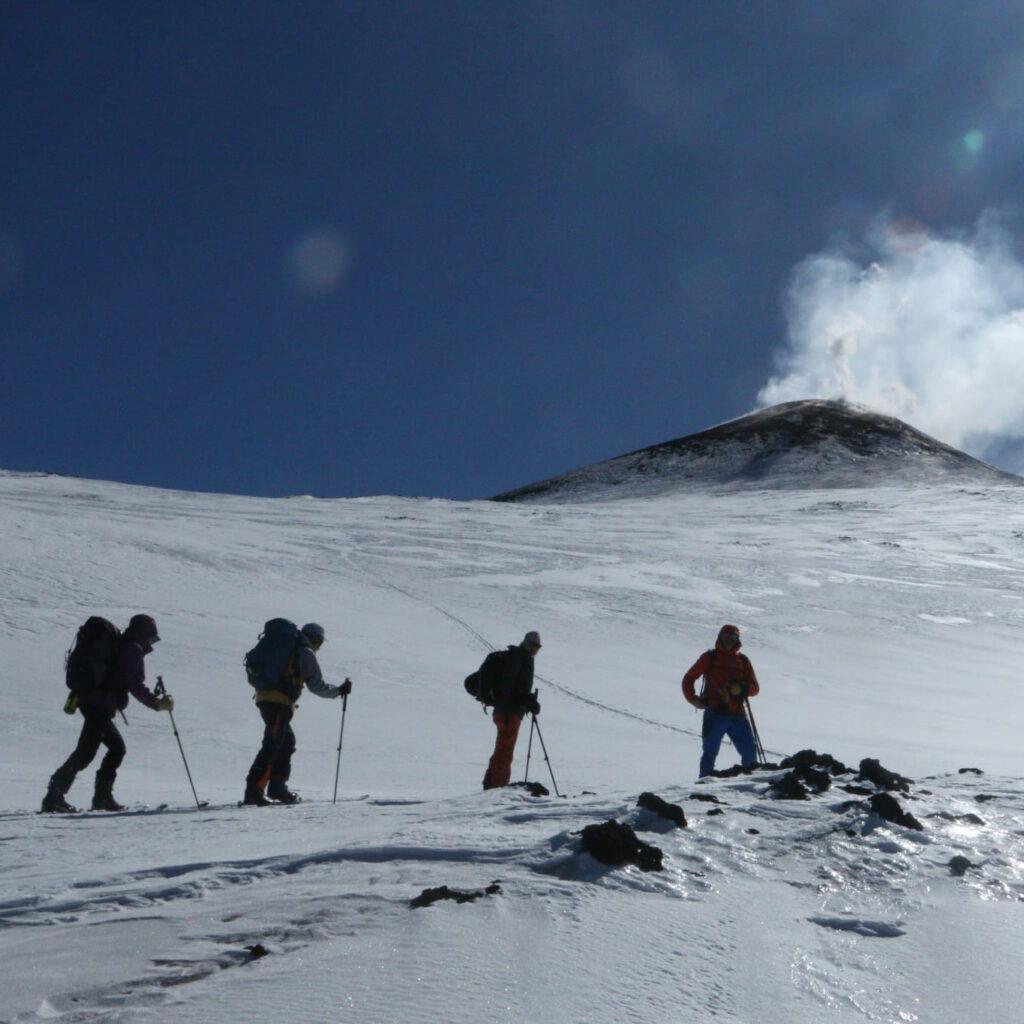 Ski de rando sur l'Etna